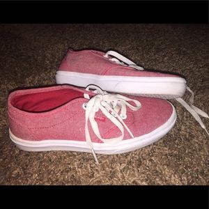 Red vans.